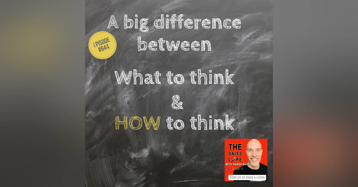 644. A BIG difference between WHAT to think & HOW to think. 📖 W1NNING by Tim Grover