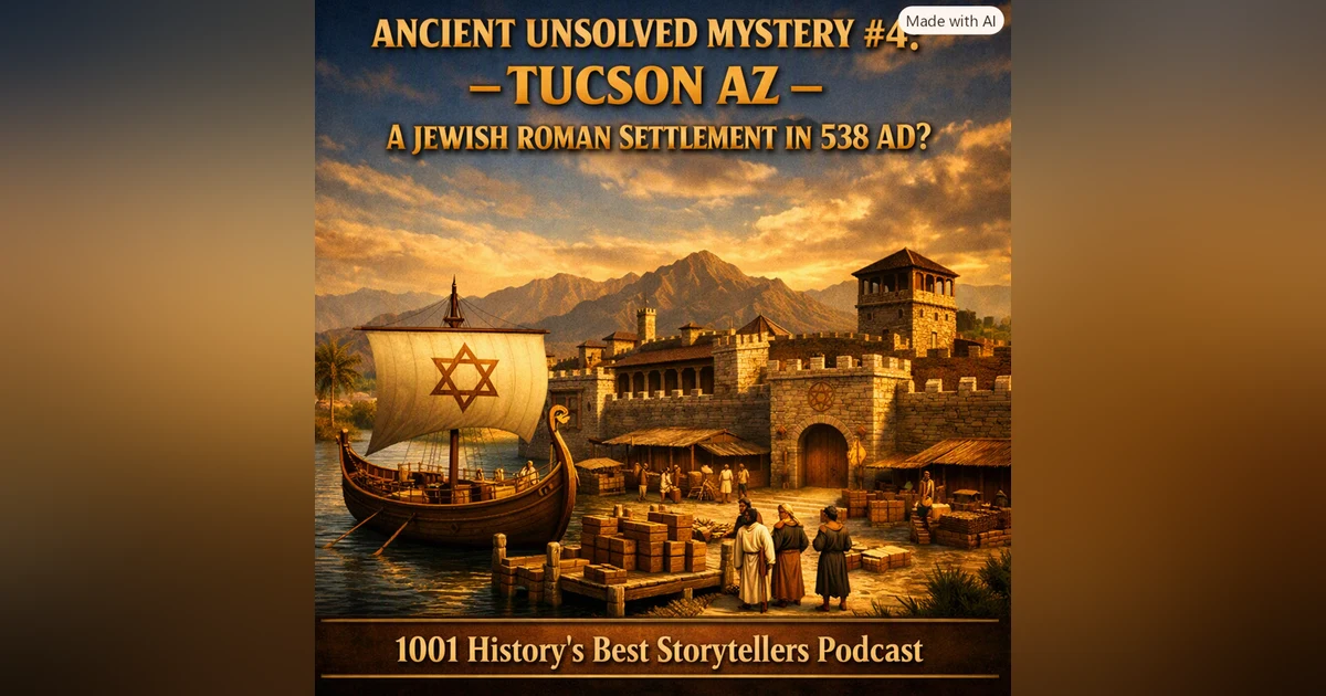 ANCIENT UNSOLVED MYSTERY #4-TUCSON AZ-A JEWISH-ROMAN SETTLEMENT IN 538 AD?