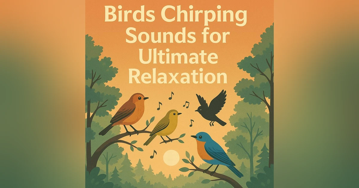 Birds Chirping Sounds for Ultimate Relaxation