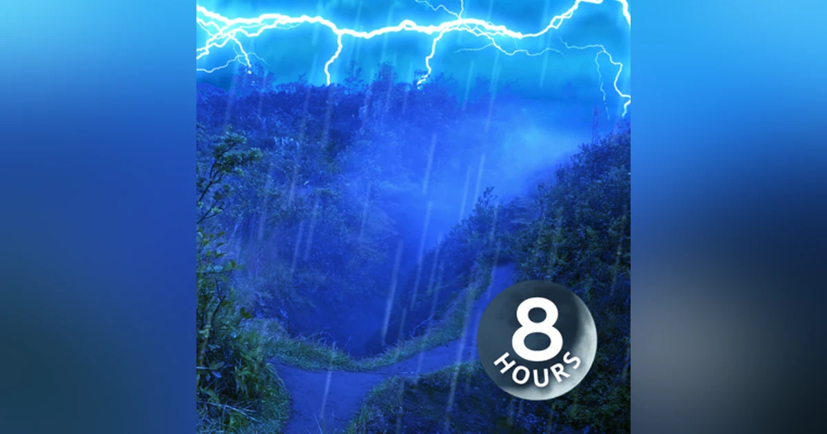 Sleeping Sounds Thunderstorm White Noise. . . So Relaxing! (8 Hours)