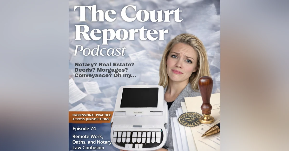 #74 - Navigating the Confusion of Notary Requirements for Court Reporters