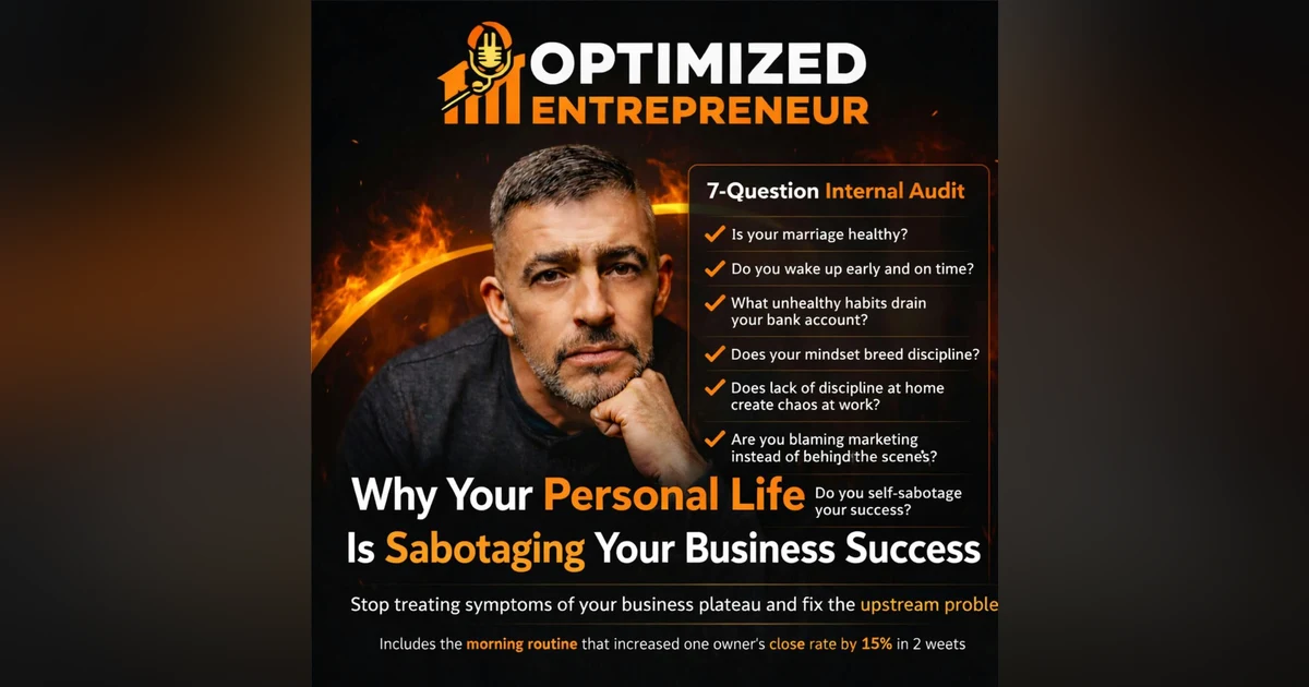Why Your Personal Life Is Sabotaging Your Business Success