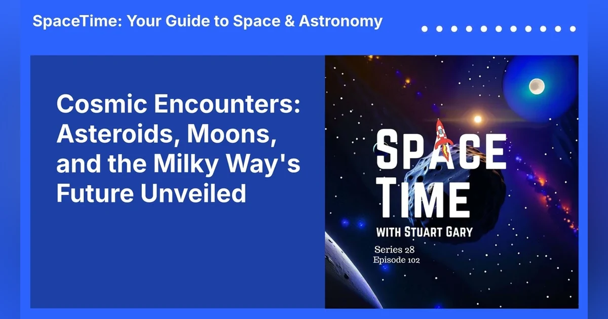 Cosmic Encounters: Asteroids, Moons, and the Milky Way’s Future Unveiled