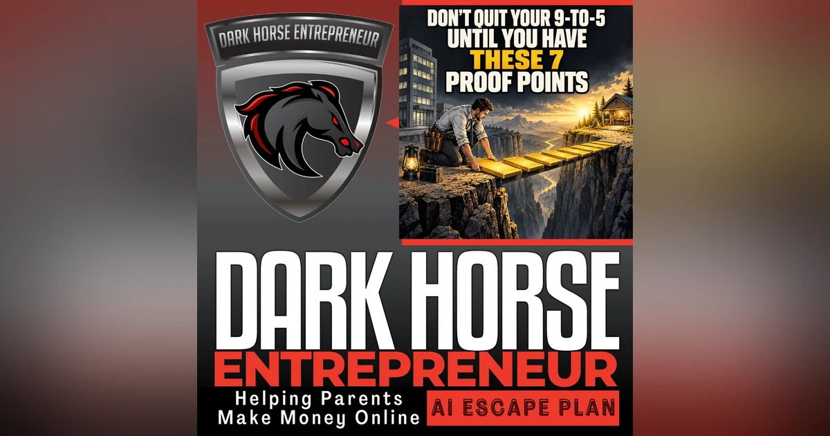 EP 566 When to Quit Your Job | Side Hustles Proof Points and Cash Flow