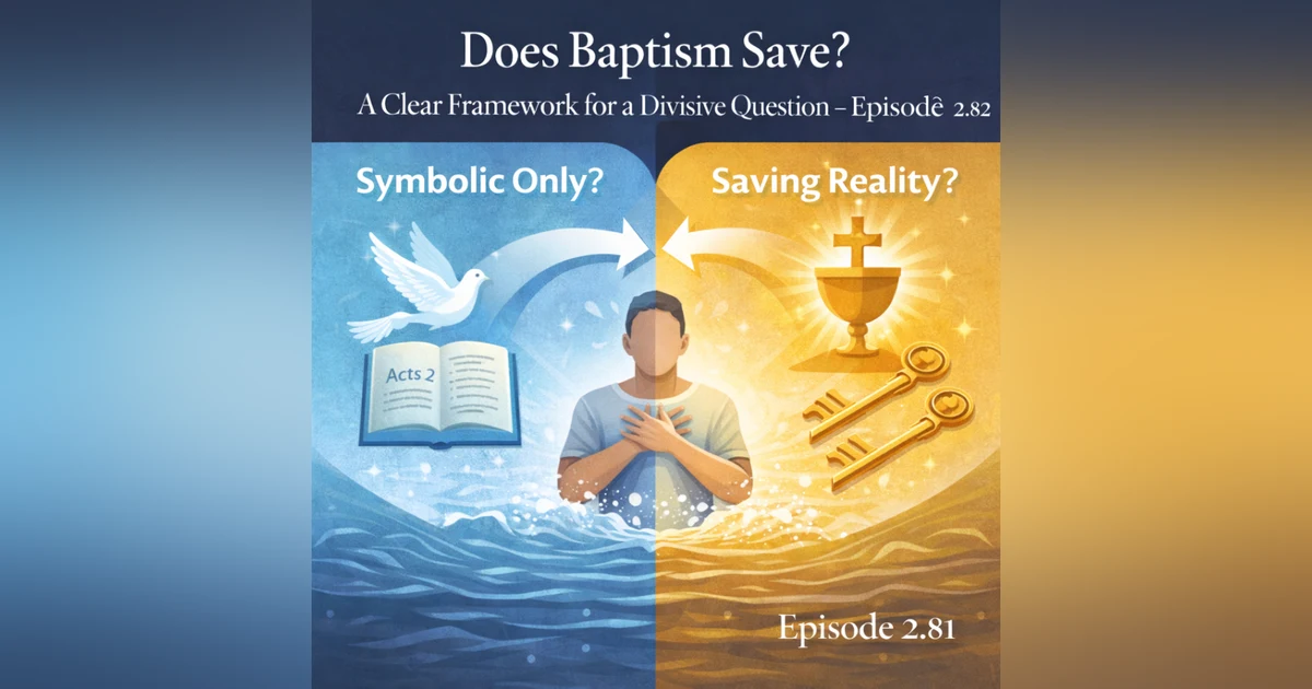 Does Baptism Save? A Clear Framework for a Divisive Question