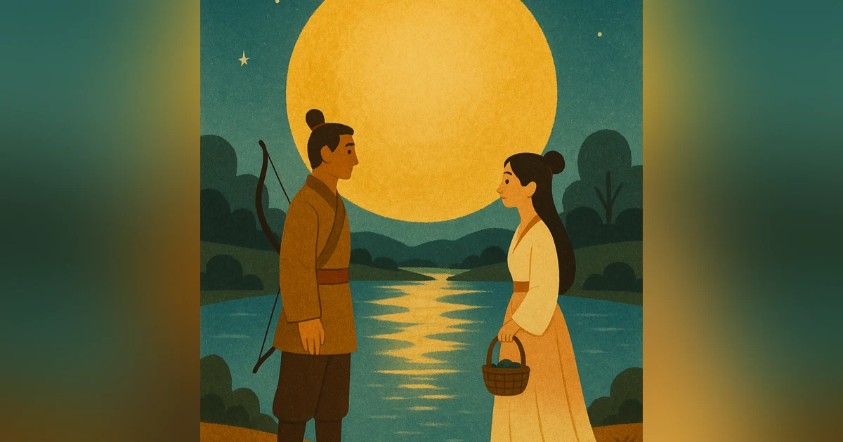 嫦娥与后羿（一) 邂逅 | Chang’e and Houyi (Part 1): Their Fateful Encounter