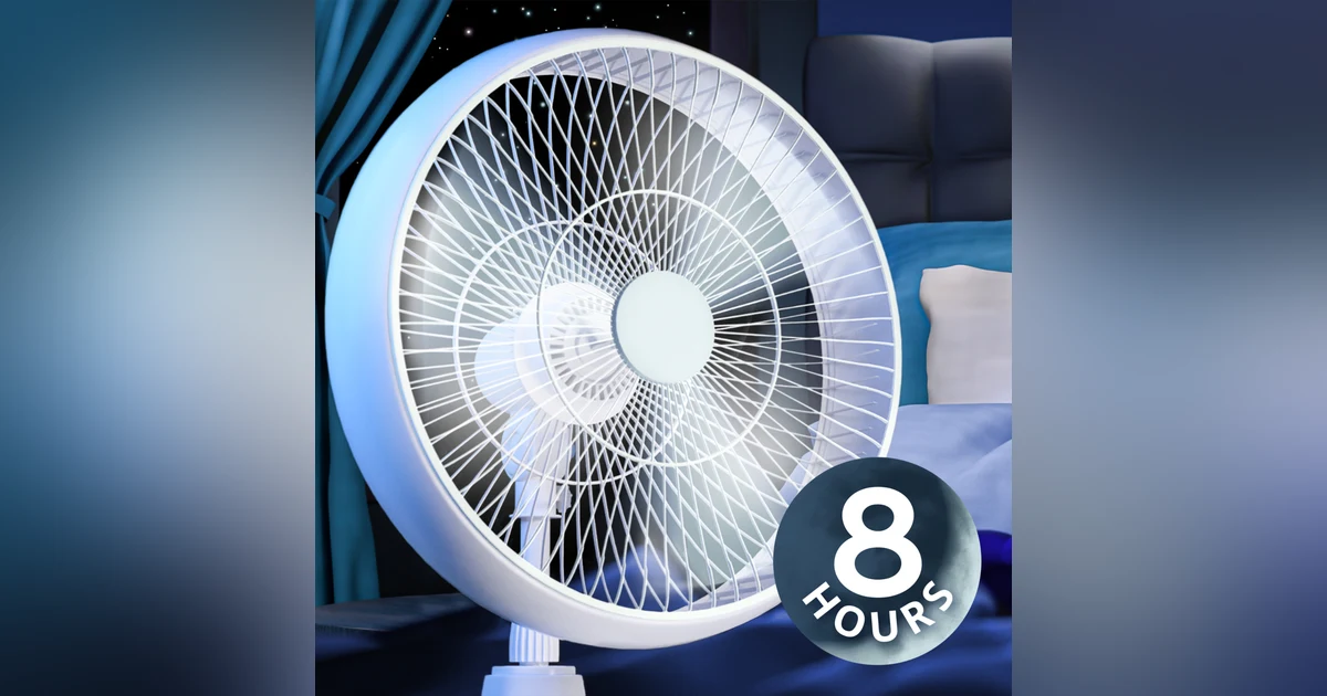 Nighttime Fan Sounds for Sleeping and Relaxation | 8 Hours