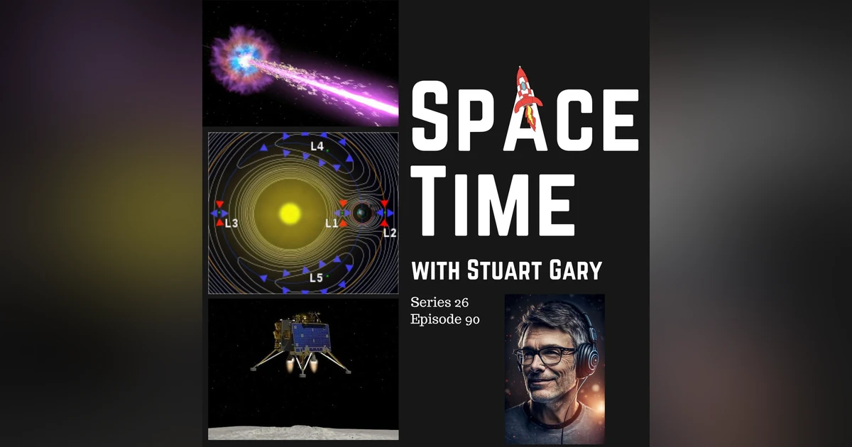 Unprecedented Gamma-Ray Burst & Co-orbiting Exoplanets: SpaceTime S26E90