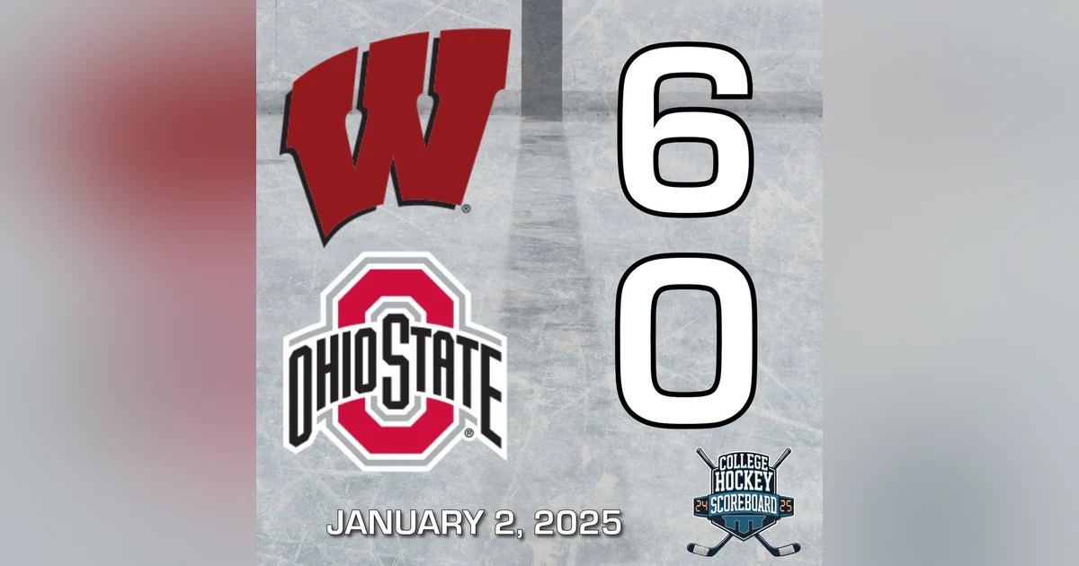 No. 1 Wisconsin women rout No. 2 Ohio State; Top-ranked Michigan State stops Badgers on men's side - CHS 1-2-25