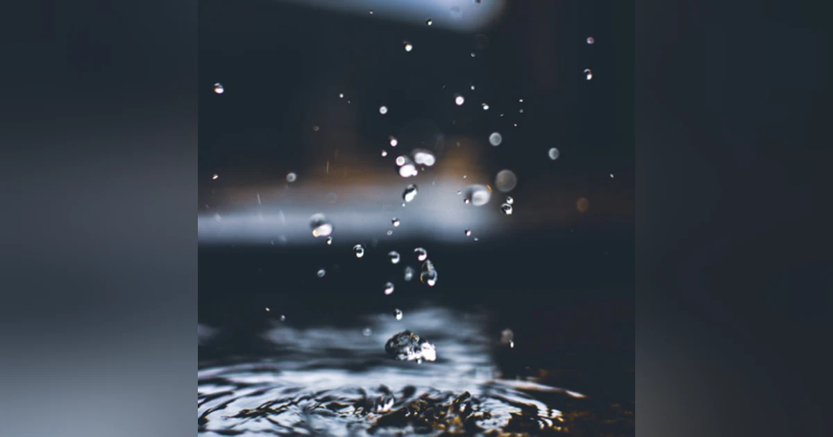 Listen to these drops of water before sleeping