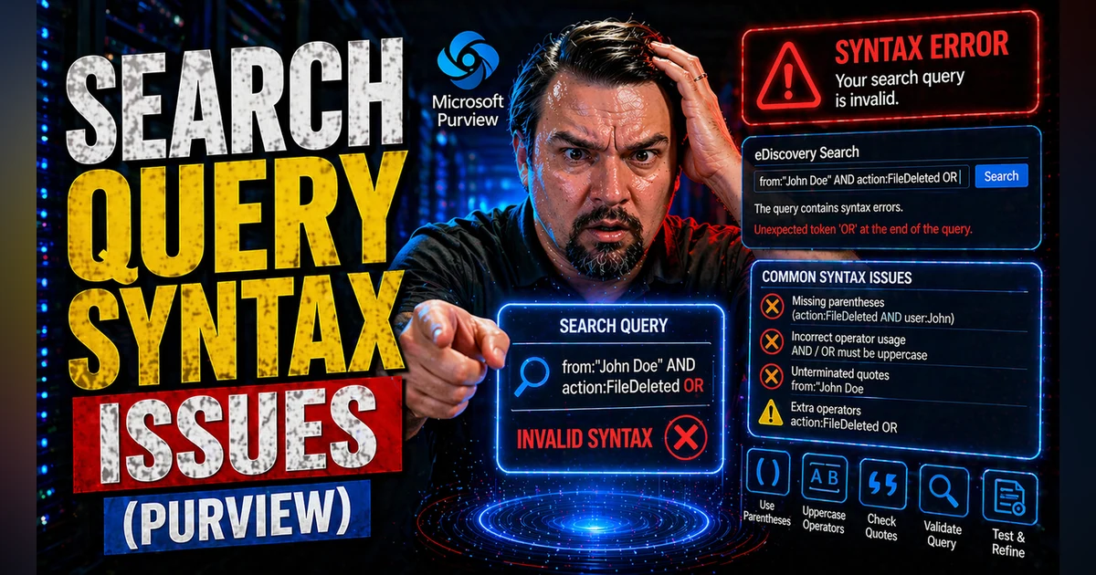 Microsoft 365 Search Query Syntax: Common Issues Explained