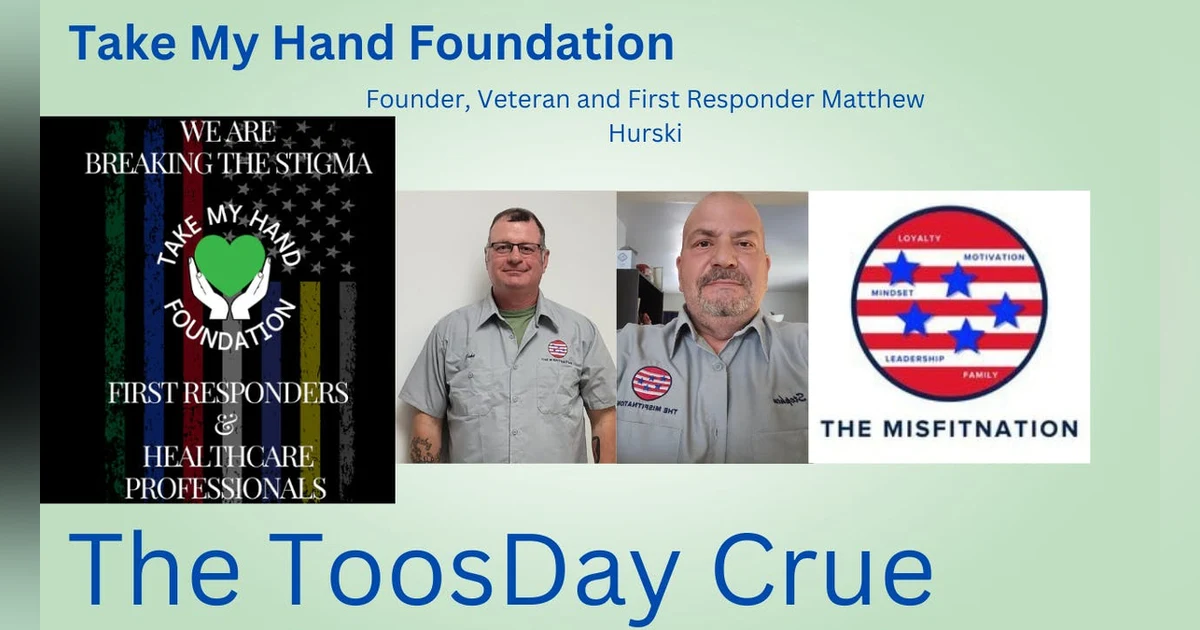 Welcoming Matthew Hurski, Founder of the Take My Hand Foundation