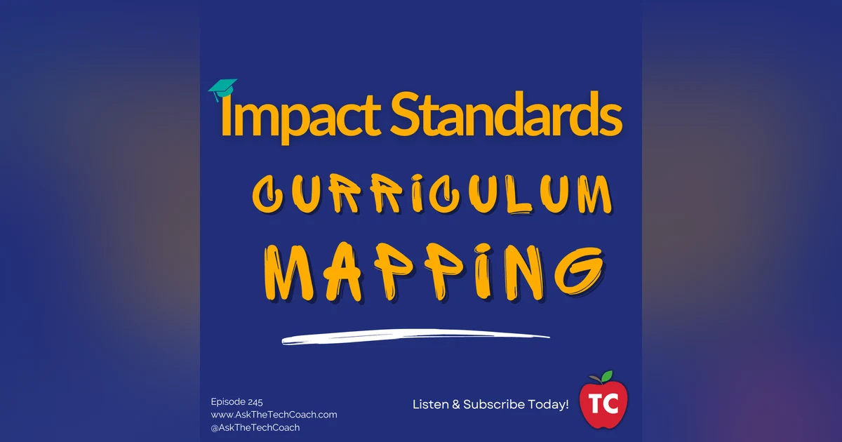 What is a Curriculum Map doing in my Digital Learning Lesson?