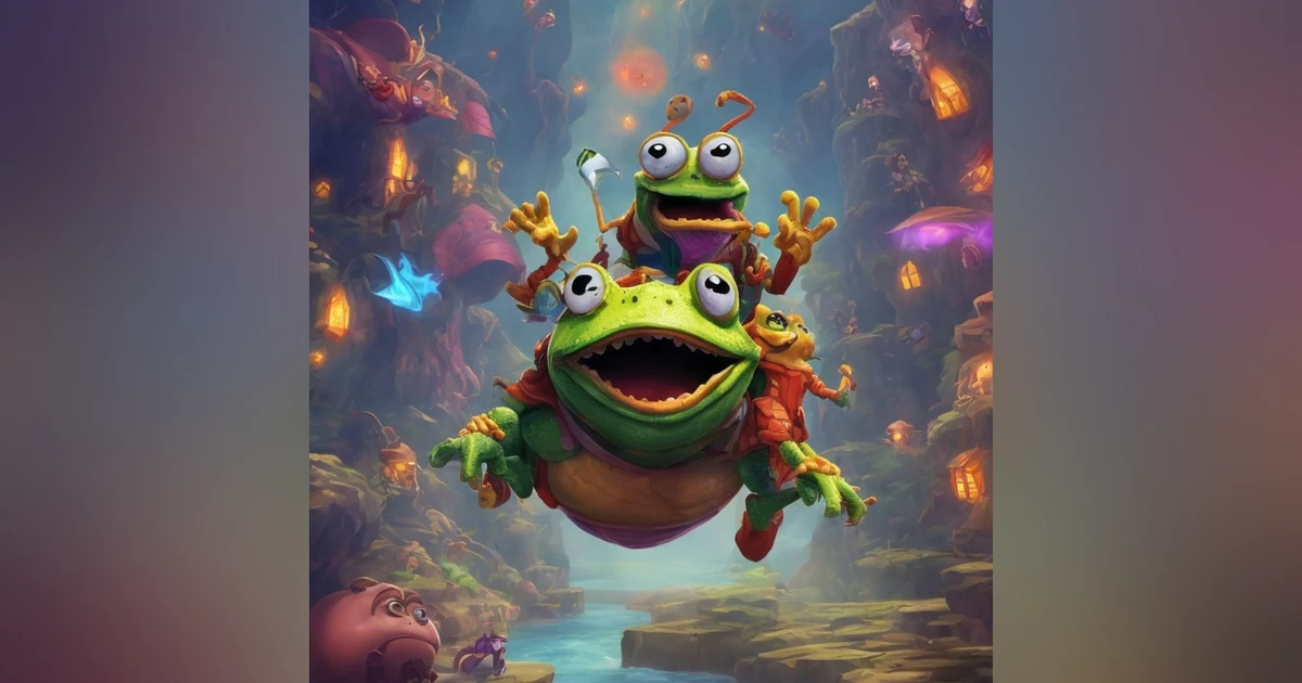 The Hilarious Adventures of Larry the Laughing Leapfrogger