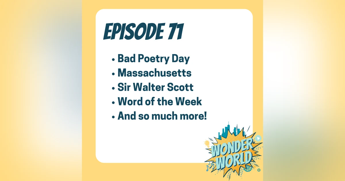 Wonder World Podcast Monday, August 12th
