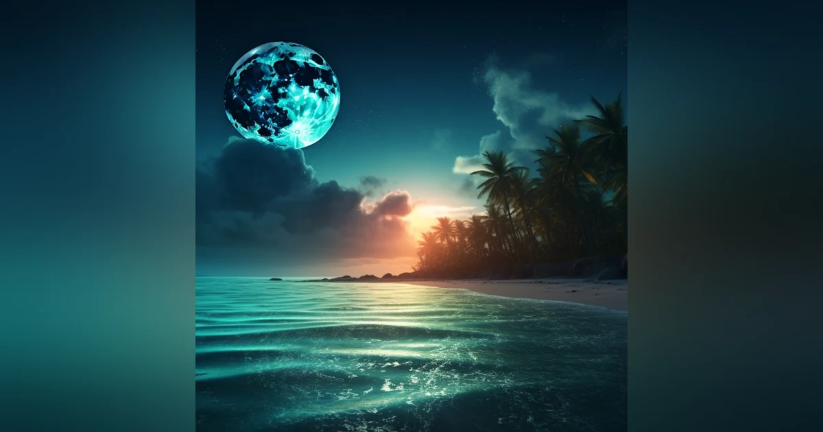 Ocean Waves: Sleep With Relaxing Music Under The Moon