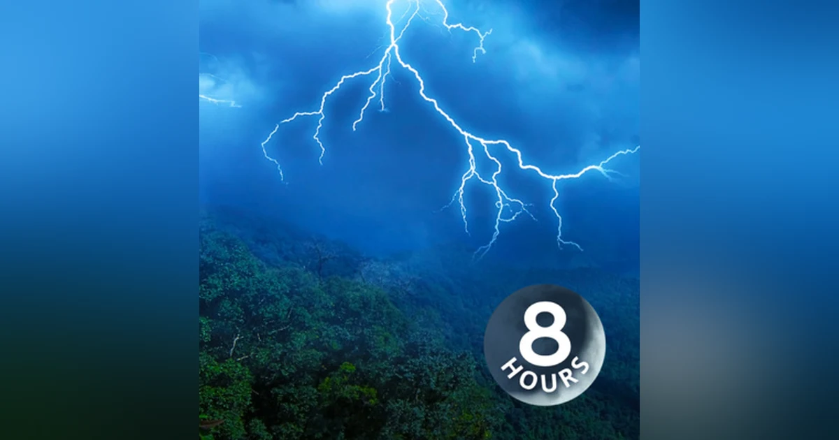 ALL the RAIN & THUNDER | Rainstorm White Noise for Sleep 8 Hours