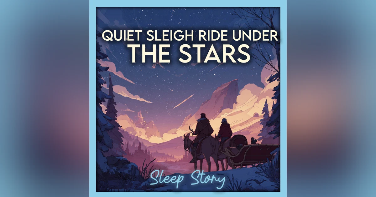 A Moonlit Sleigh Ride Through Winter Silence ❄️ | Cozy Bedtime Story for Adults & Deep Sleep ASMR