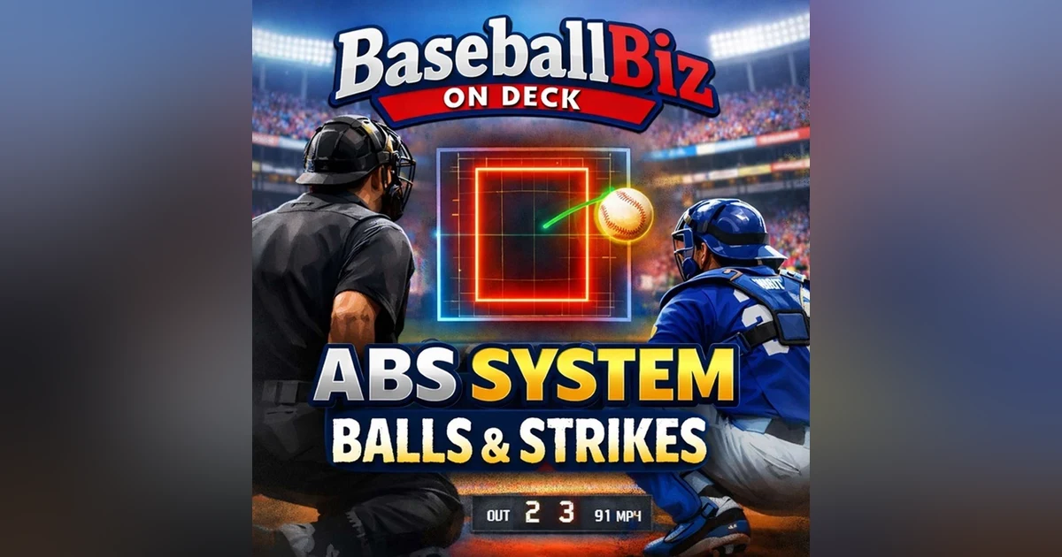 ABS changes - Tony Clark resigns - CBA alert - TB Rays Outfield