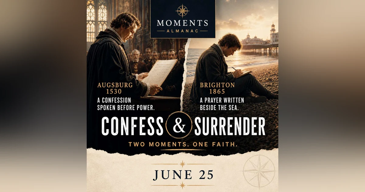 June 25, 2026 | Moments Almanac | Confession