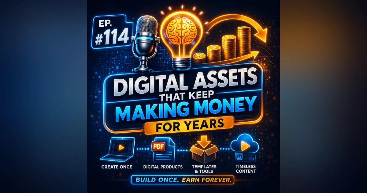 #114 Digital Assets That Keep Making Money for Years – Build Once, Earn for the Long Term