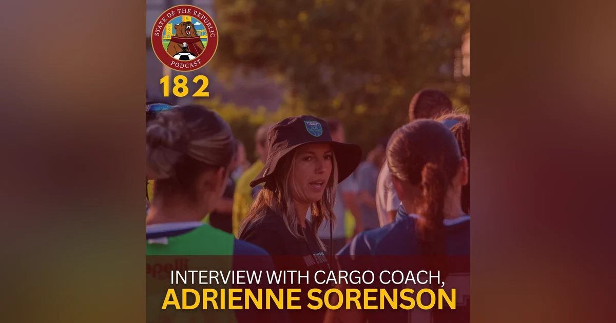 S1E182 - Interview with Stockton Cargo Coach, Adrienne Sorenson!