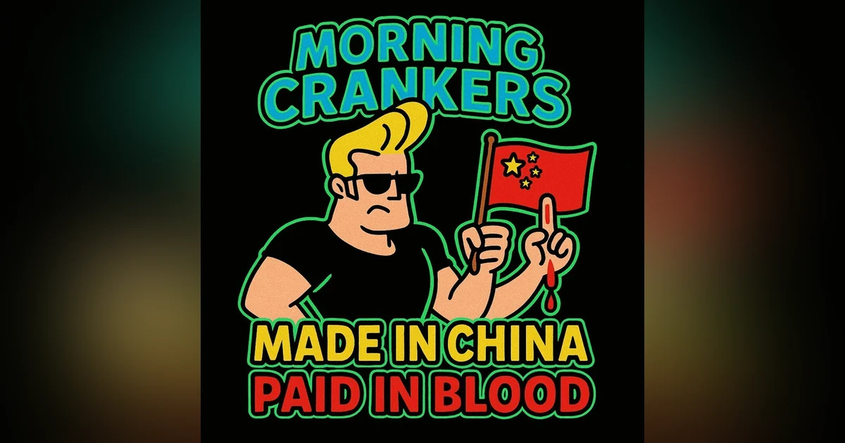 Made in CHINA, Paid in Blood – A Morning Crankers Comedy Song