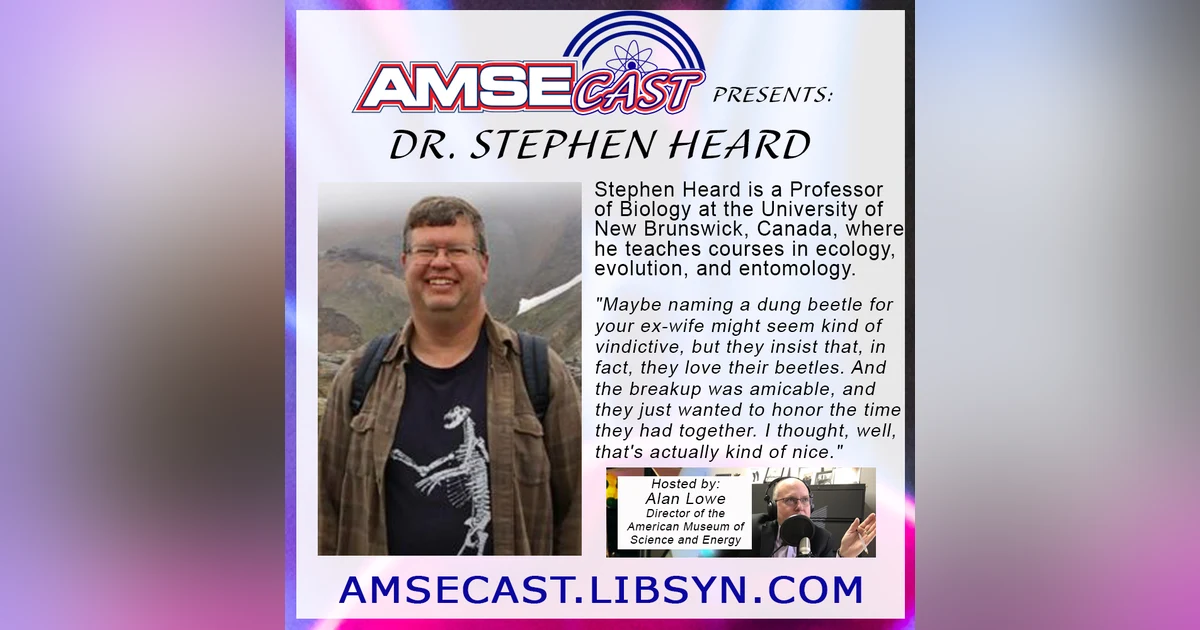 AMSEcast with guest Stephen Heard