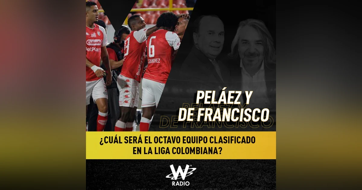 ¿Cuál será el octavo equipo clasificado en la liga colombiana?