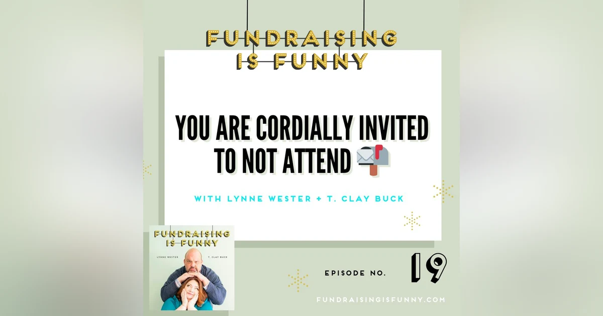 You are cordially invited NOT to attend 📬