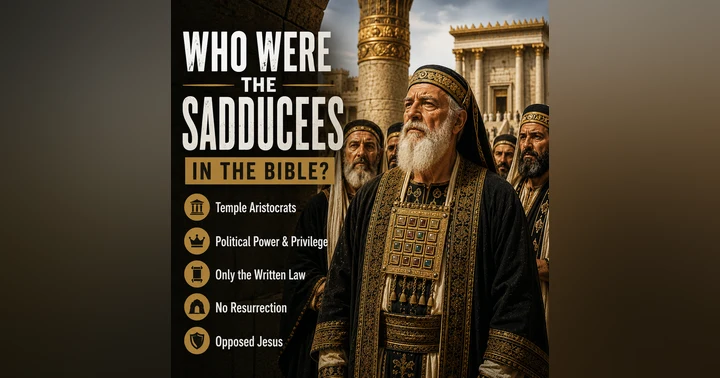 image for Who Were the Sadducees in the Bible?