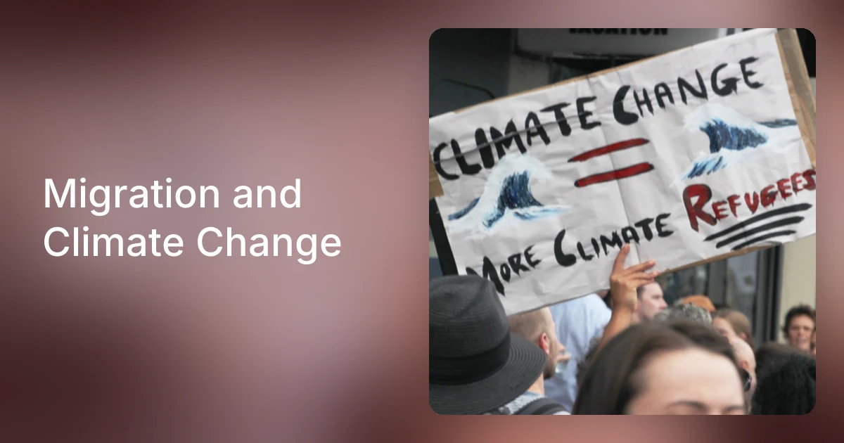 Migration and Climate Change