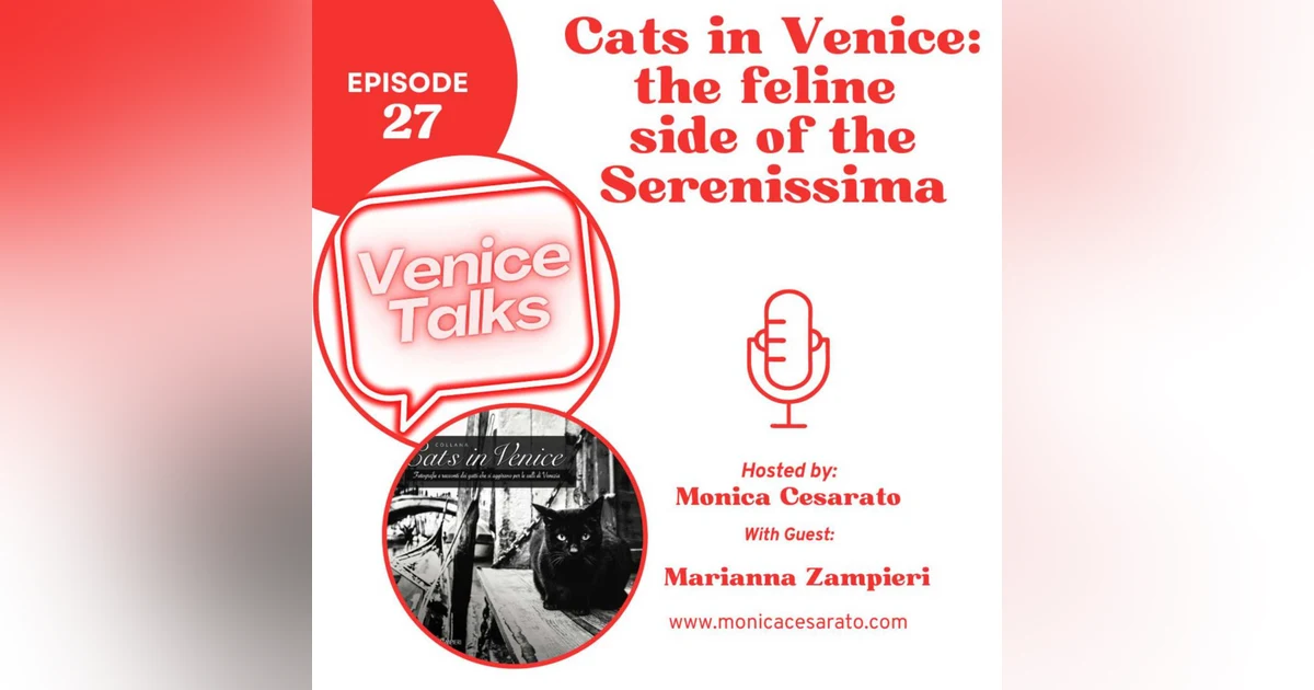 Ep.27 - Feline Frames: Prowling Through the Enchanting Pages of Venice's Catography Series. A chat with Marianna Zampieri from Cats In Venice