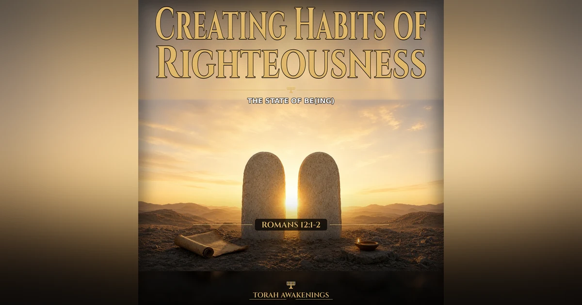 Creating Habits Of Righteousness: The State Of Be(ing)