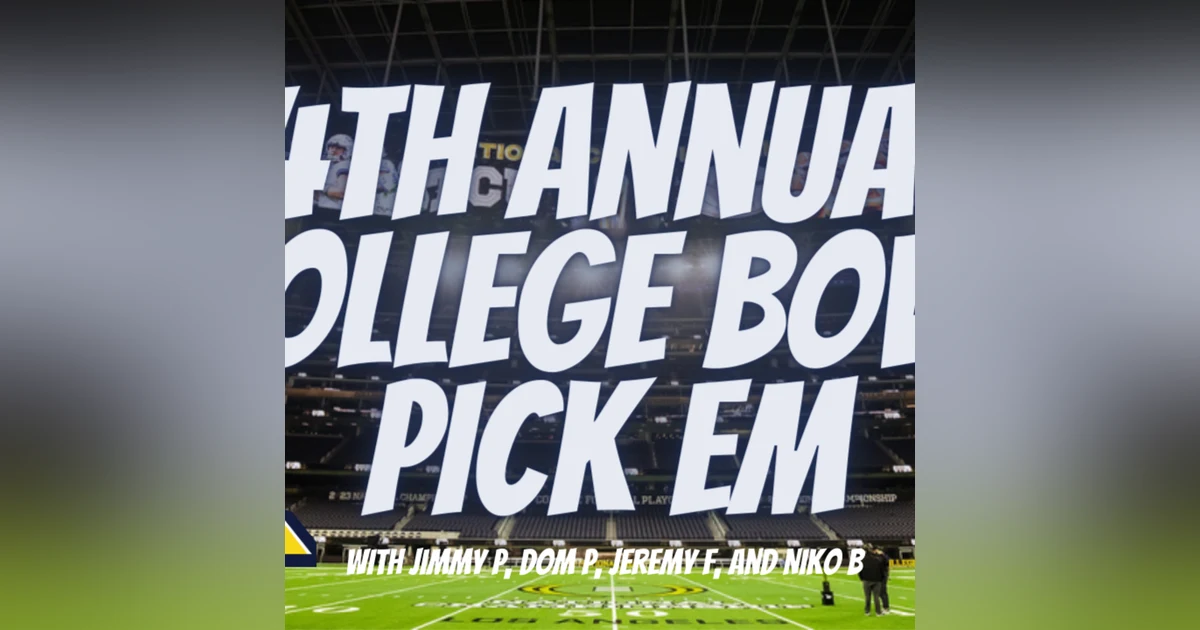 Far End of the Bench Bonus-Bowl Mania Showdown - Who Will Be the 2024 National Champion?
