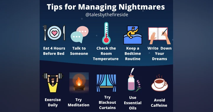 image for 10 Tips to Help you Manage Nightmares