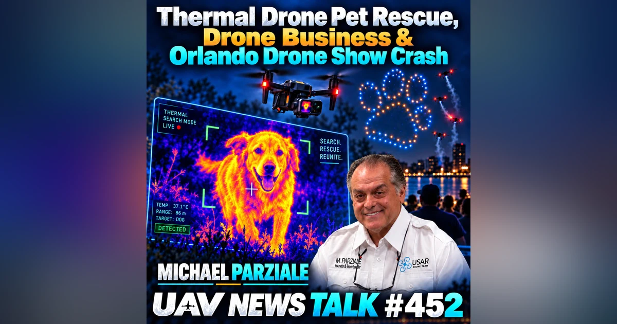 Thermal Drone Pet Rescue, Drone Business & Orlando Drone Show Crash