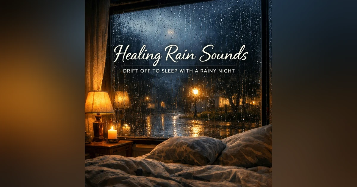 Healing Rain Sounds 🌧️ Drift Off to Sleep with a Rainy Night