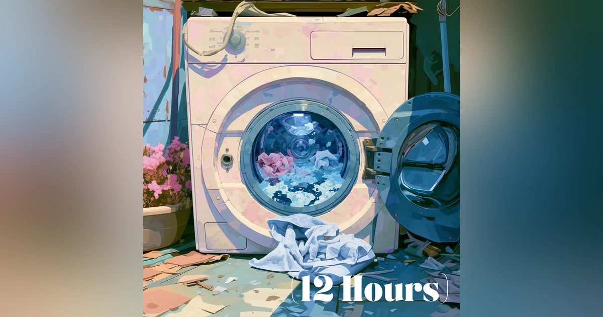Washing Machine Sounds for Sleep 🫧 Deep Steady Rhythm | Sleep Sound (12 Hours)