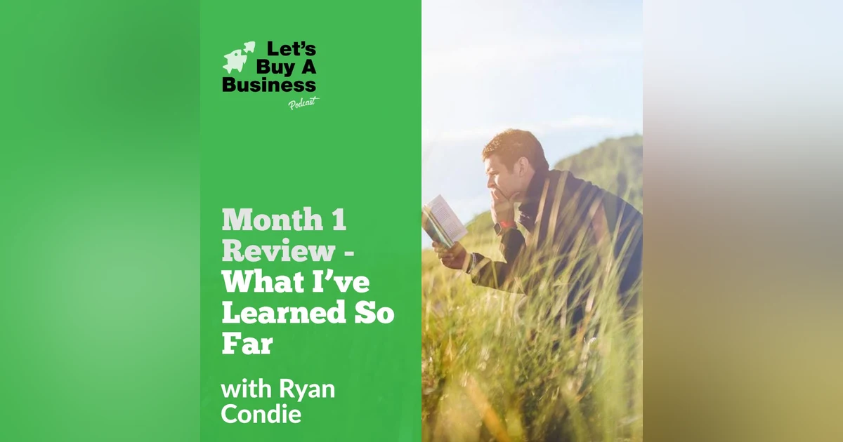 Month 1 Review - What I’ve Learned So Far