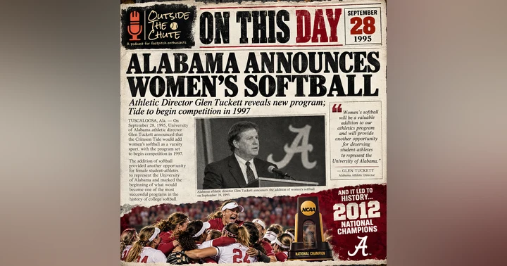 image for On This Day: Alabama Softball Is Born