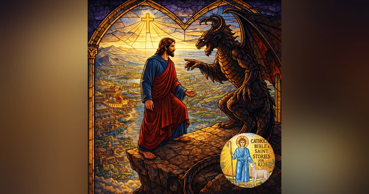 Jesus and the Third Temptation: Trust God Instead of Taking Over | Catholic Bible Stories & Meditations for Kids