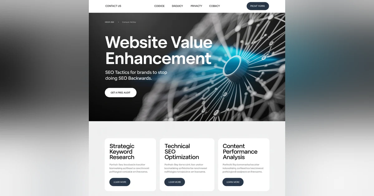 Website Value Enhancement: SEO Tactics for Brands to Stop Doing SEO Backwards 🛑 🫷