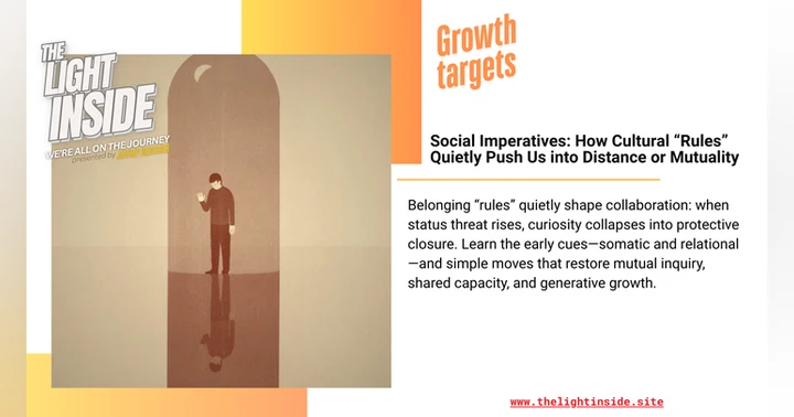 image for Social Imperatives: How Cultural “Rules” Quietly Push Us into Distance or Mutuality