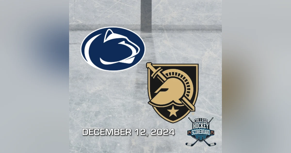 Penn State tops Army West Point in D.C., Augustana takes shootout in 2-2 tie with Alaska-Anchorage - CHS 12-12-24