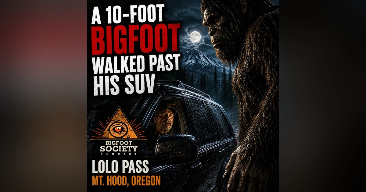 A 10-Foot Bigfoot Walked Past His SUV At Lolo Pass