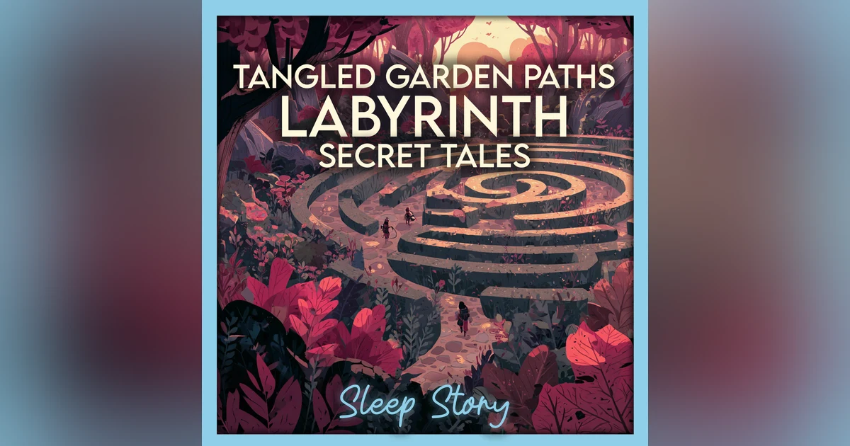 Moonlit Labyrinth Garden — Guided Sleep Story for Adults (ASMR)
