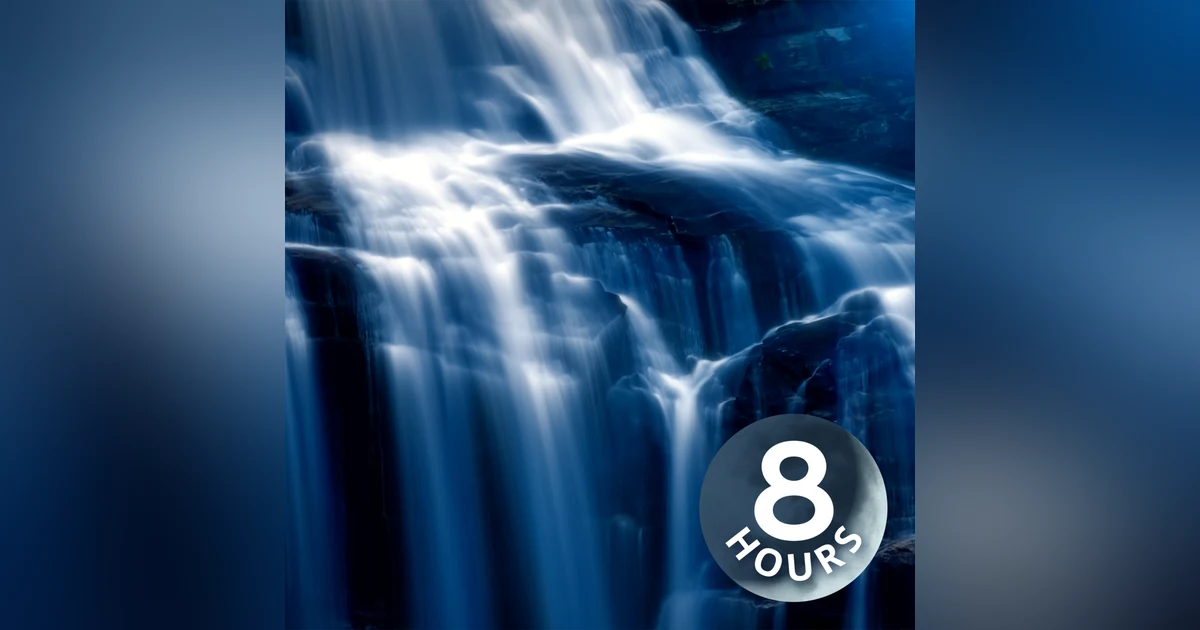 This HUGE Waterfall is the BEST Sleep Sound! | 8-Hour Waterfall White Noise for Sleeping!