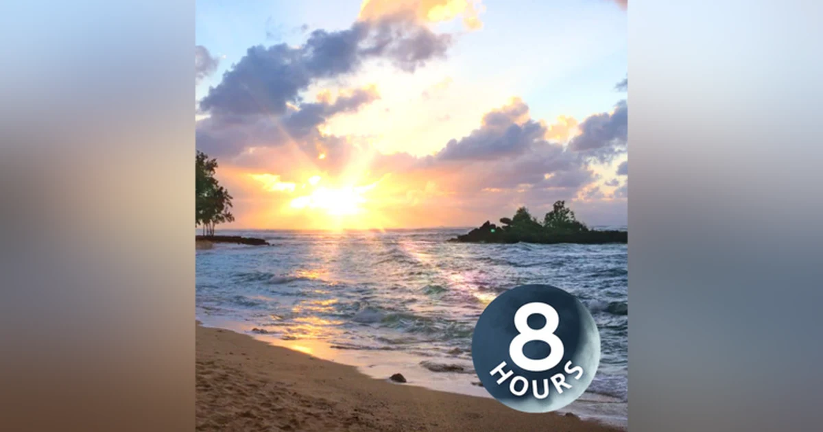 Ocean Sounds for Sleeping, Studying or Relaxing 8 Hours | Hawaii Nature White Noise
