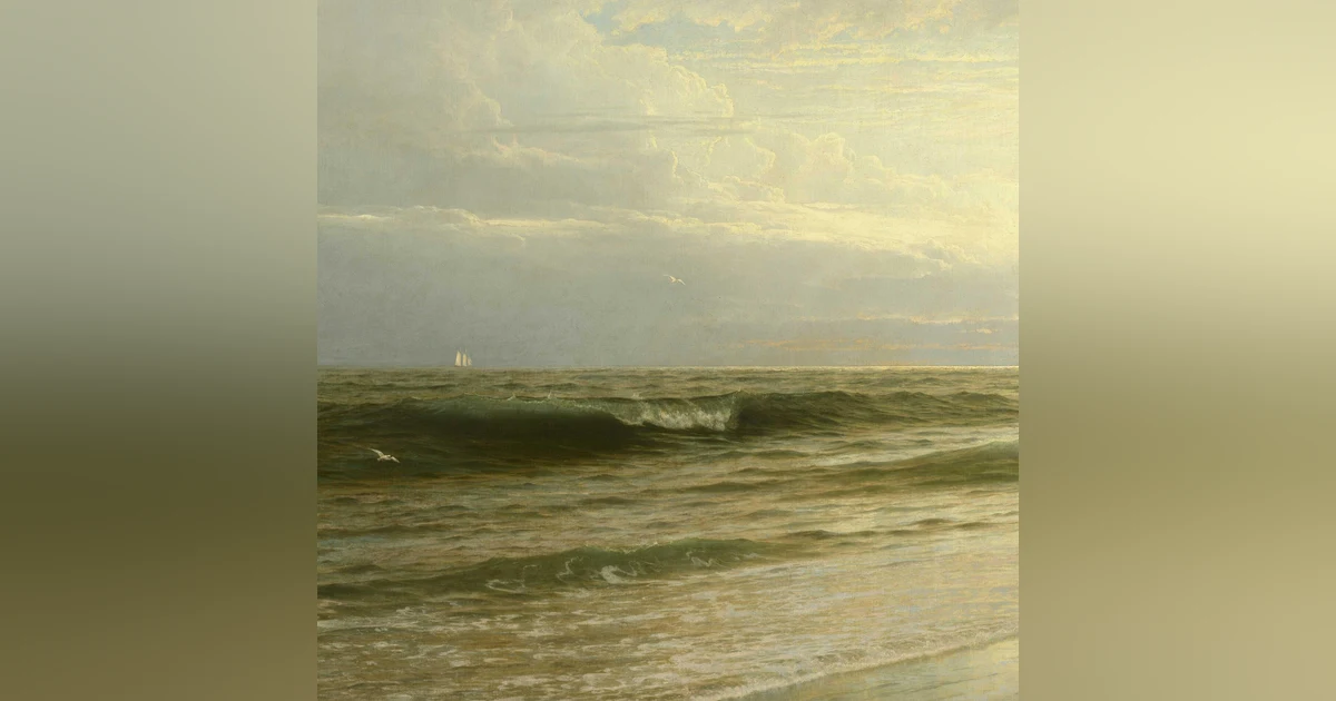 On the Coast of New Jersey by William Trost Richards
